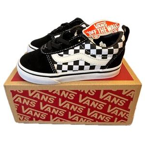 NIB Vans Off The Wall Checkered Ward Slip-Ons Toddler Sz 8.0
